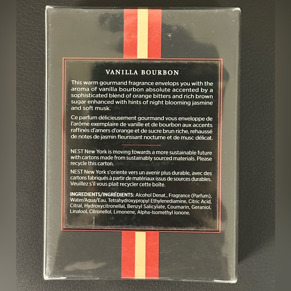 NEST VANILLA BOURBON 1.7 OZ EAU DE PARFUM SPRAY (BRAND NEW IN SEALED BOX) - Picture 3 of 4